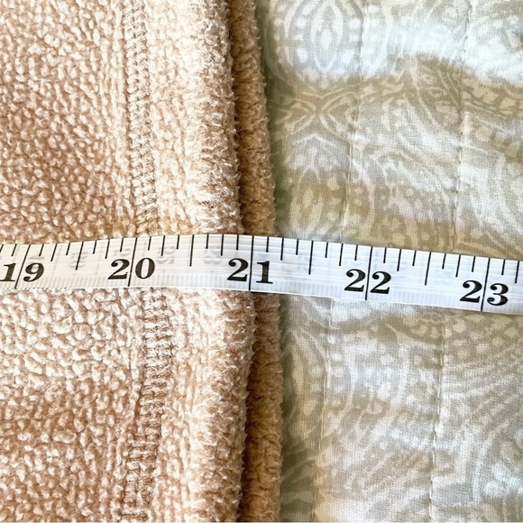 Aerie Tan Oversized Turtleneck Fleece Pullover Sweatshirt Extra Small - Picture 8 of 8